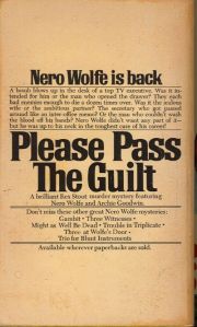 Please Pass The Guilt - 1974 - Rear Cover