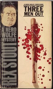 Three Men Out - A Nero Wolfe Mystery By Rex Stout - July 1964 - Third Printing - Front Cover
